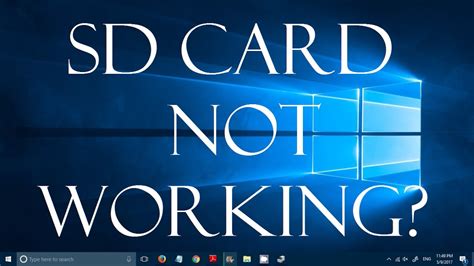 lenovo smart card reader not working|sd card reader not working windows 10.